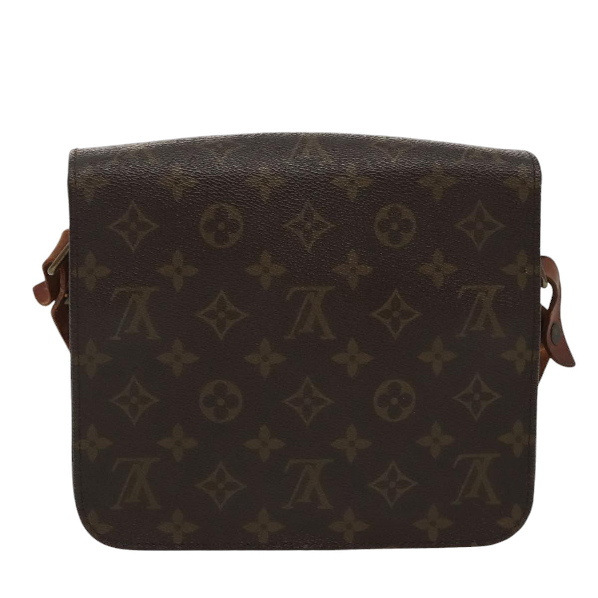 LOUIS VUITTON Monogram Cartouchiere MM Shoulder Bag M51253 LV Auth bs19893