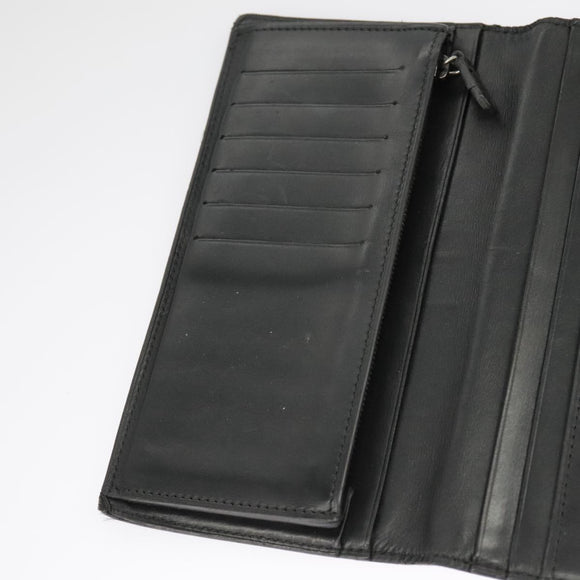 Berluti Calligraphy Long Wallet Leather Brown Auth bs19899