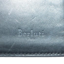Berluti Calligraphy Long Wallet Leather Brown Auth bs19899-20