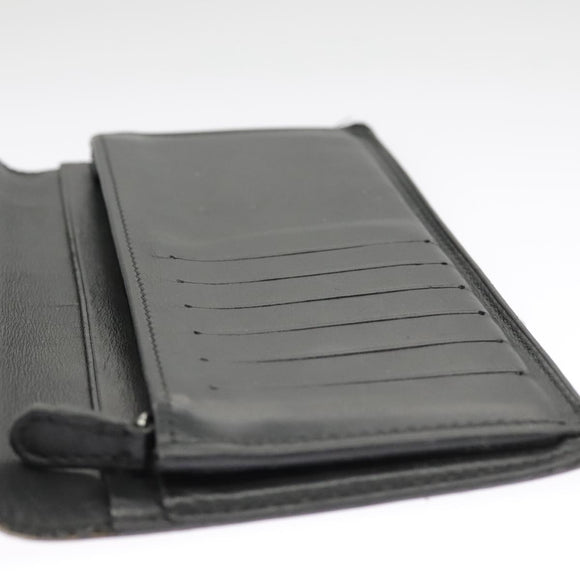 Berluti Calligraphy Long Wallet Leather Brown Auth bs19899