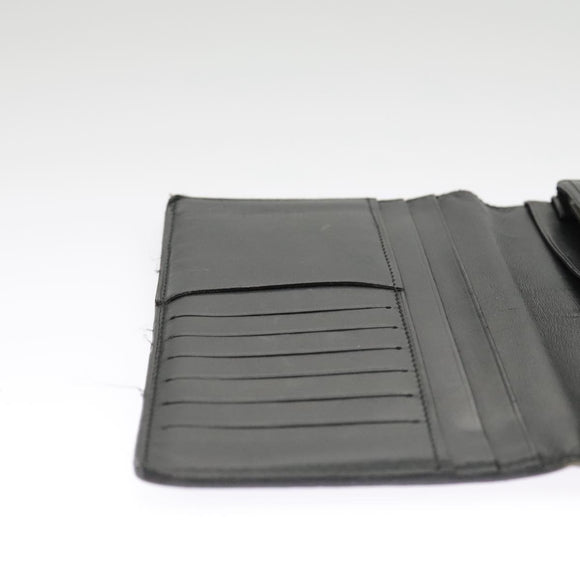 Berluti Calligraphy Long Wallet Leather Brown Auth bs19899