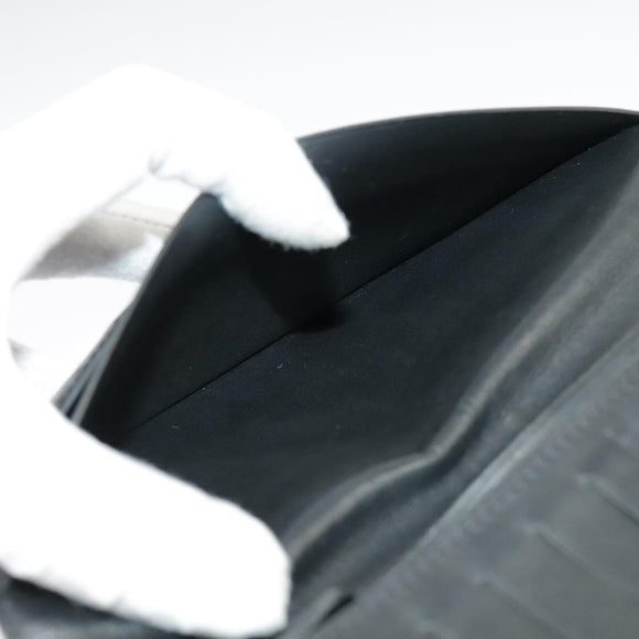 Berluti Calligraphy Long Wallet Leather Brown Auth bs19899