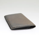 Berluti Calligraphy Long Wallet Leather Brown Auth bs19899-5