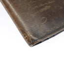 Berluti Calligraphy Long Wallet Leather Brown Auth bs19899-14