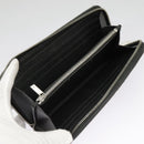 Berluti Long Wallet Leather Black Blue white Auth bs19900-10