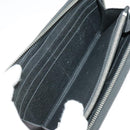 Berluti Long Wallet Leather Black Blue white Auth bs19900-22