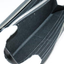 Berluti Long Wallet Leather Black Blue white Auth bs19900-25