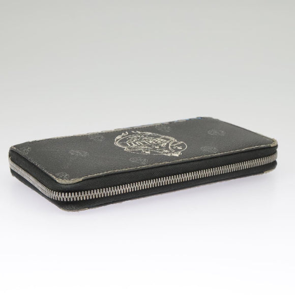 Berluti Long Wallet Leather Black Blue white Auth bs19900