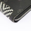 Berluti Long Wallet Leather Black Blue white Auth bs19900-15