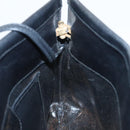 Salvatore Ferragamo Vala Shoulder Bag Leather Black Gold Auth bs19916-18