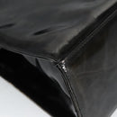 Salvatore Ferragamo Shoulder Bag Enamel Black Gold Auth bs19918-16