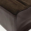 Burberrys Shoulder Bag Suede Leather Brown Auth bs19920-15