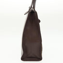 Burberrys Shoulder Bag Suede Leather Brown Auth bs19920-4