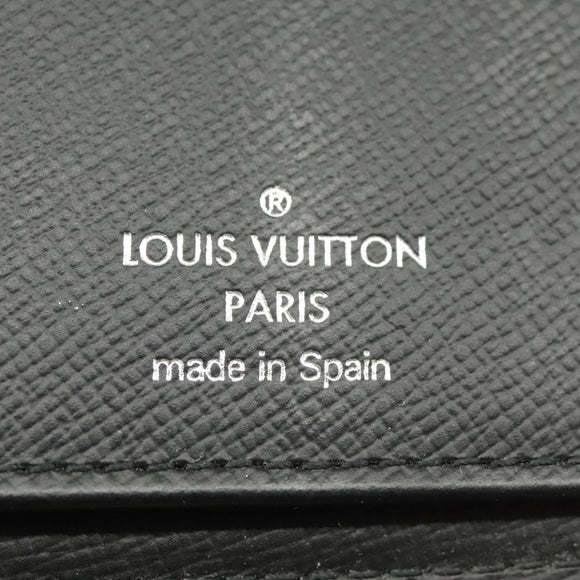 LOUIS VUITTON Damier Graphite Zippy Wallet Vertical N63095 LV Auth bs19927