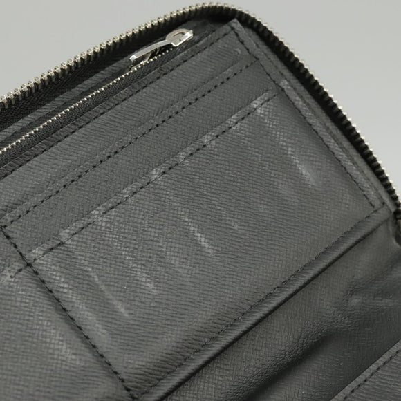 LOUIS VUITTON Damier Graphite Zippy Wallet Vertical N63095 LV Auth bs19927