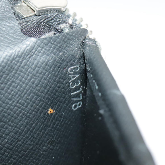 LOUIS VUITTON Damier Graphite Zippy Wallet Vertical N63095 LV Auth bs19927