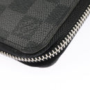 LOUIS VUITTON Damier Graphite Zippy Wallet Vertical N63095 LV Auth bs19927-15