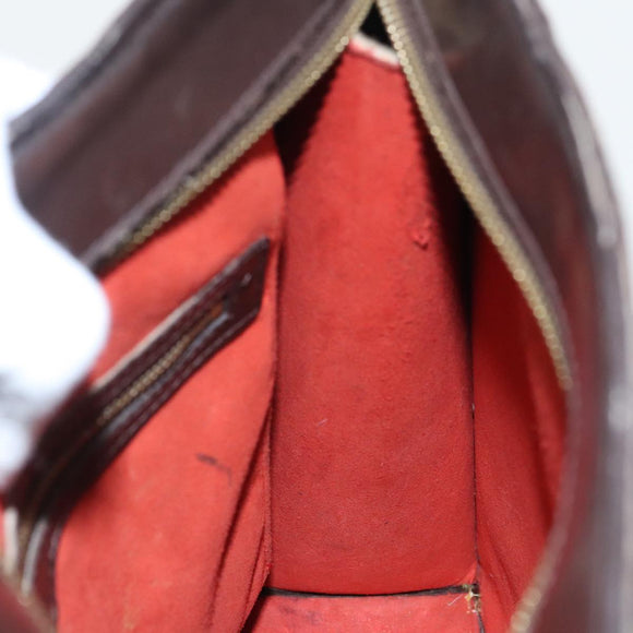 LOUIS VUITTON Damier Ebene Venice PM Hand Bag N51145 LV Auth bs19928