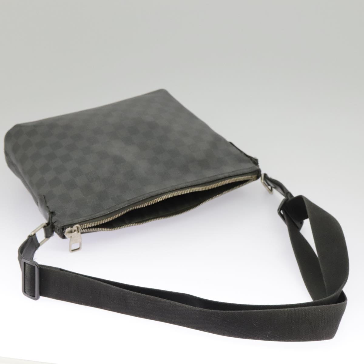 LOUIS VUITTON Damier Graphite Mick PM Shoulder Bag N40003 LV Auth bs19945