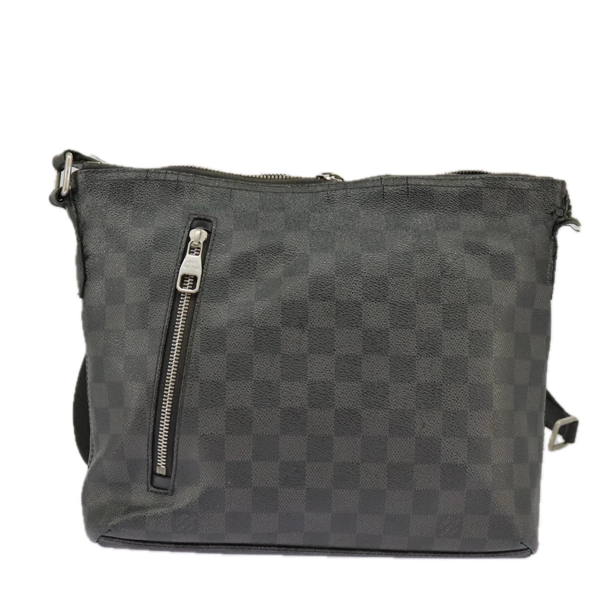 LOUIS VUITTON Damier Graphite Mick PM Shoulder Bag N40003 LV Auth bs19945 - 0