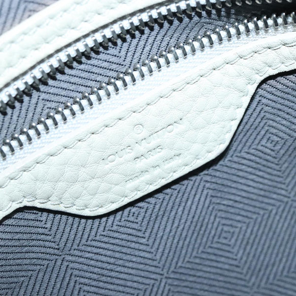 LOUIS VUITTON Naxos Cabas Hand Bag Leather White M95887 LV Auth bs19946