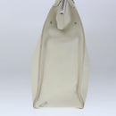 LOUIS VUITTON Naxos Cabas Hand Bag Leather White M95887 LV Auth bs19946-4