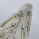 LOUIS VUITTON Naxos Cabas Hand Bag Leather White M95887 LV Auth bs19946-6
