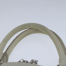 LOUIS VUITTON Naxos Cabas Hand Bag Leather White M95887 LV Auth bs19946-8