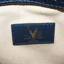 LOUIS VUITTON Covervale Hand Bag Wool Navy M95241 LV Auth bs19947-10