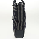 LOUIS VUITTON Covervale Hand Bag Wool Navy M95241 LV Auth bs19947-3