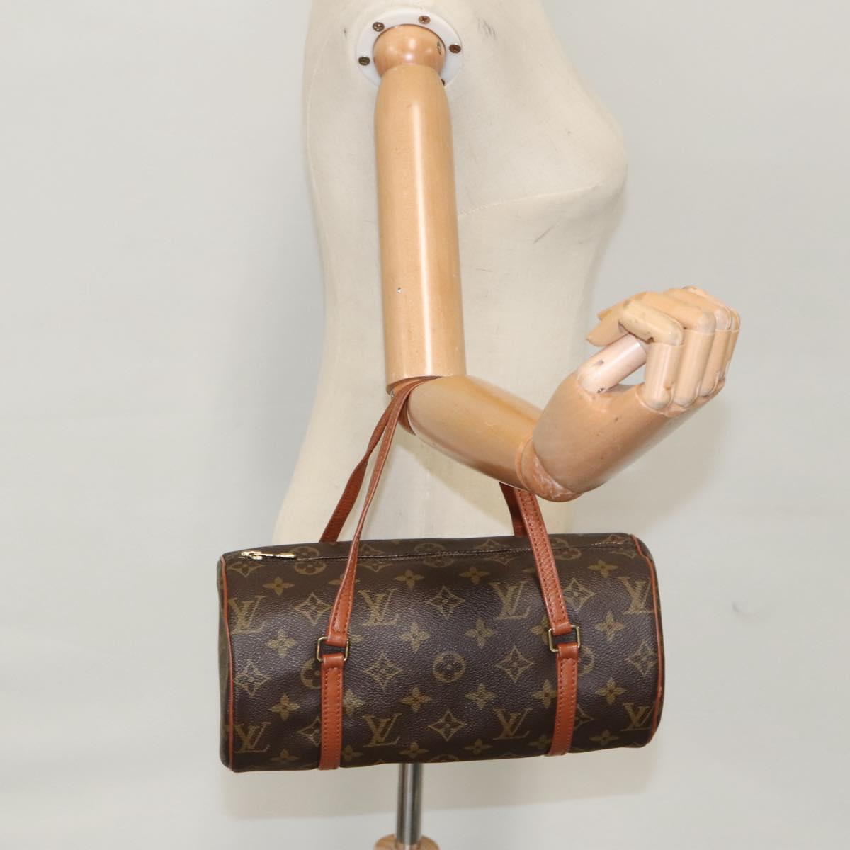 LOUIS VUITTON Monogram Papillon 26 Hand Bag M51386 LV Auth bs19952