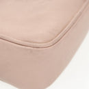 SAINT LAURENT Waist Pouch Leather Pink Black Silver Auth bs19957-15