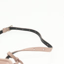 SAINT LAURENT Waist Pouch Leather Pink Black Silver Auth bs19957-14