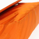 BALENCIAGA Chain BB Round Shoulder Bag Nylon Orange 501681 Auth bs19960V-9