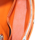 BALENCIAGA Chain BB Round Shoulder Bag Nylon Orange 501681 Auth bs19960V-10