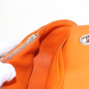 BALENCIAGA Chain BB Round Shoulder Bag Nylon Orange 501681 Auth bs19960V-21