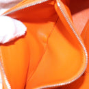 BALENCIAGA Chain BB Round Shoulder Bag Nylon Orange 501681 Auth bs19960V-24