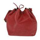 LOUIS VUITTON Epi Petit Noe Shoulder Bag Red M44107 LV Auth bs19972-2