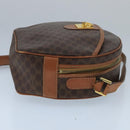 CELINE Macadam Canvas Shoulder Bag PVC Leather Brown Gold Auth bs19980-4