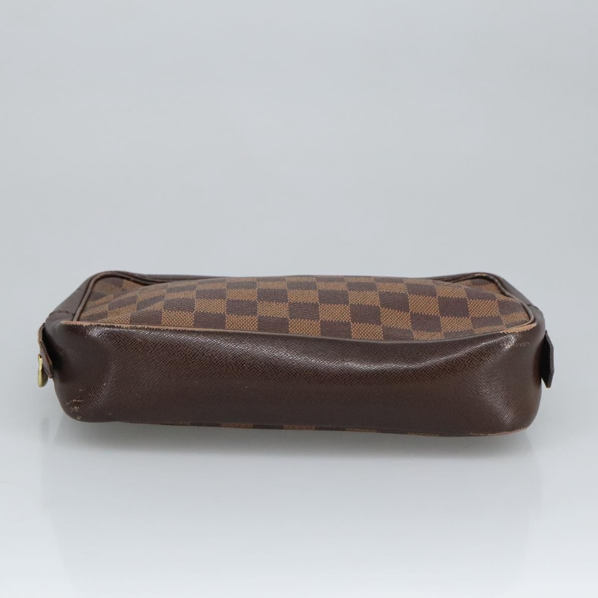 LOUIS VUITTON Damier Ebene Trousse Toilette 25 Clutch Bag N47624 LV Auth bs19992