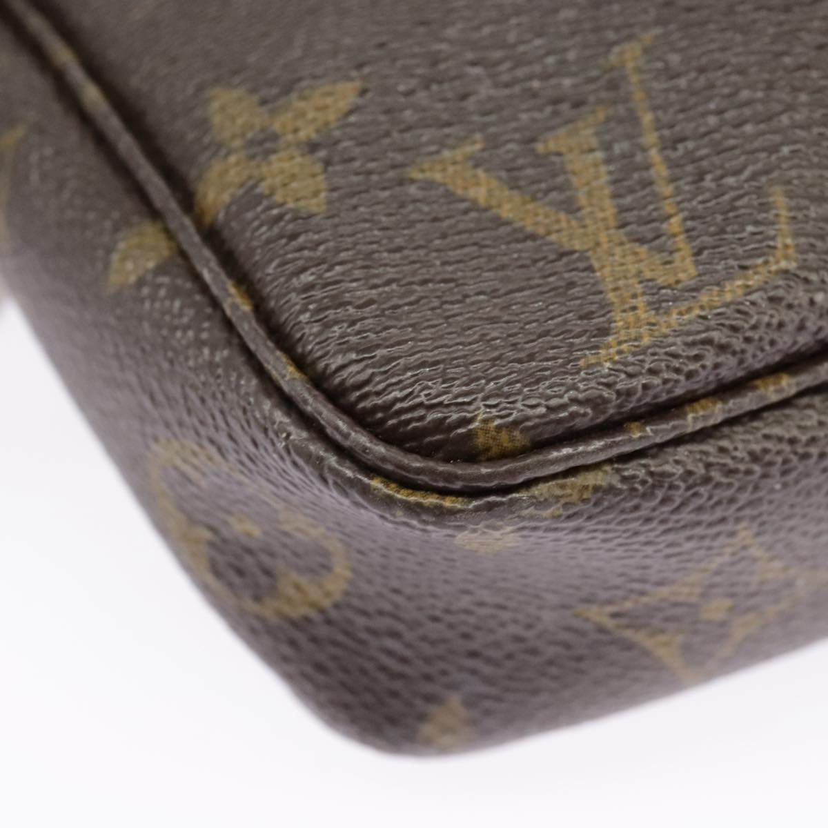 LOUIS VUITTON Monogram Pochette Accessoires Pouch M51980 LV Auth bs19993