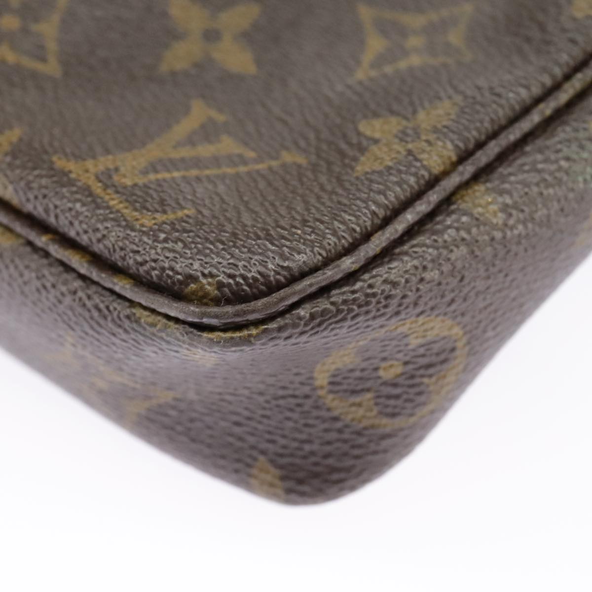 LOUIS VUITTON Monogram Pochette Accessoires Pouch M51980 LV Auth bs19993