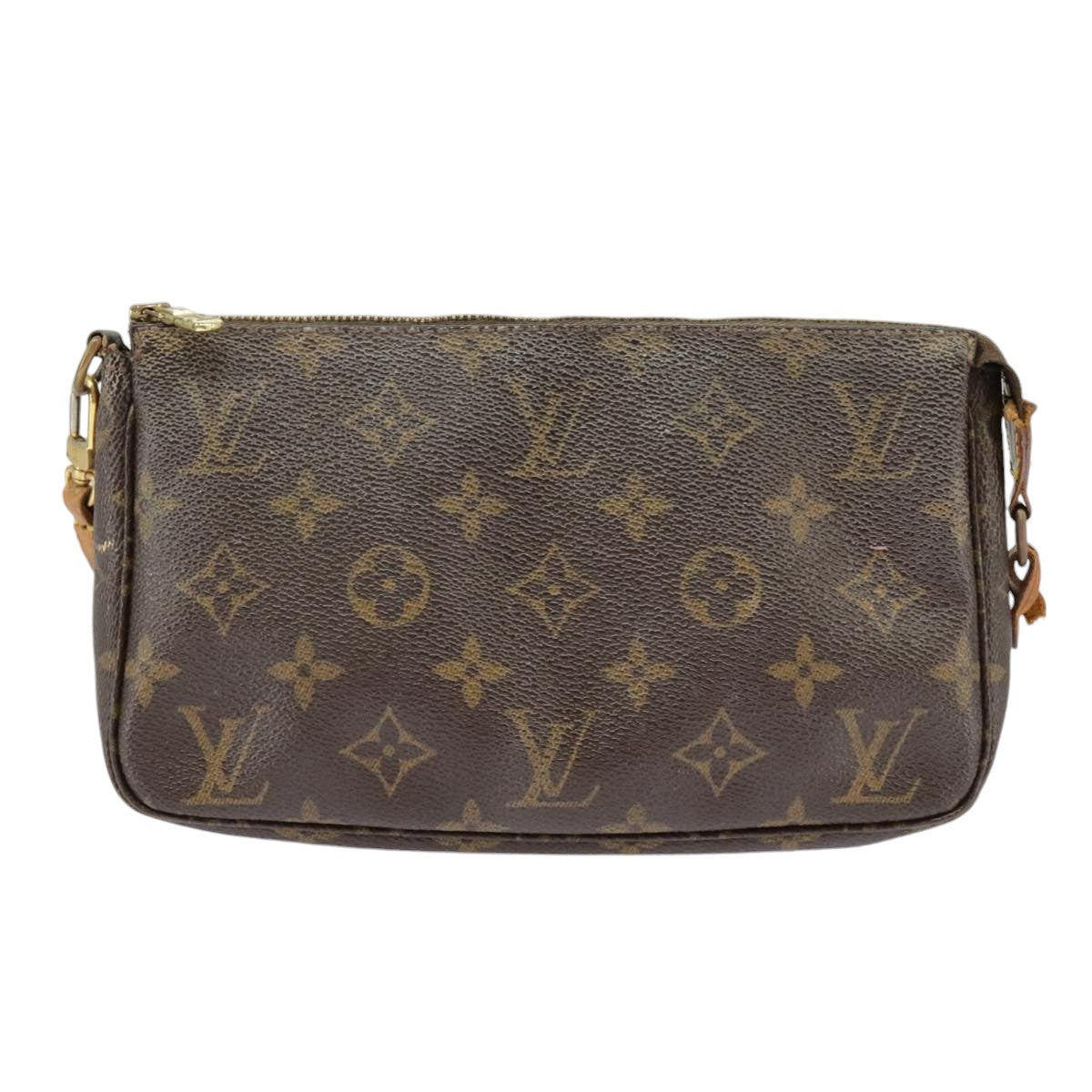 LOUIS VUITTON Monogram Pochette Accessoires Pouch M51980 LV Auth bs19993