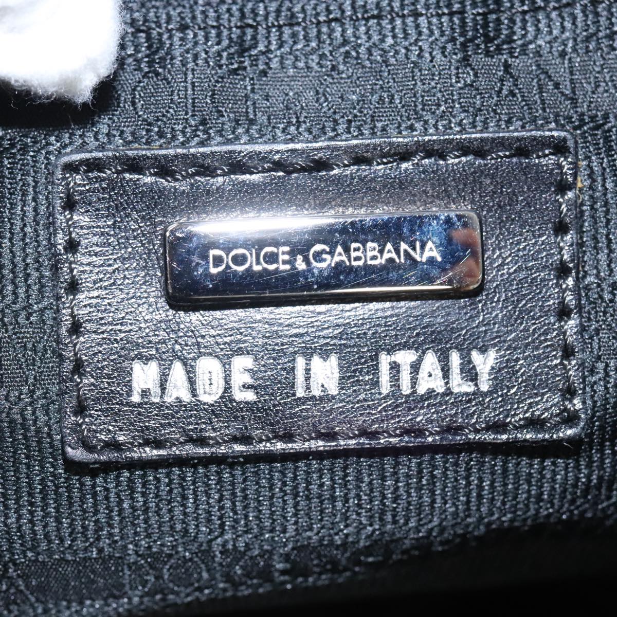 DOLCE&GABBANA Backpack Nylon Black Auth bs19996