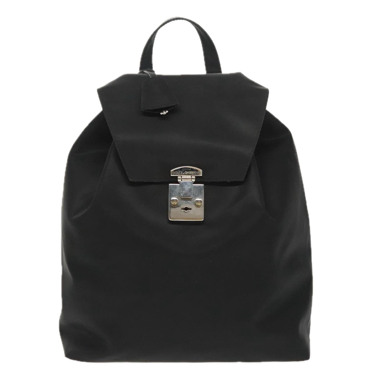 DOLCE&GABBANA Backpack Nylon Black Auth bs19996