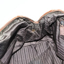 PRADA Chain Hand Bag Nylon Beige Gold Auth bs19999-21