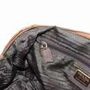 PRADA Chain Hand Bag Nylon Beige Gold Auth bs19999-22