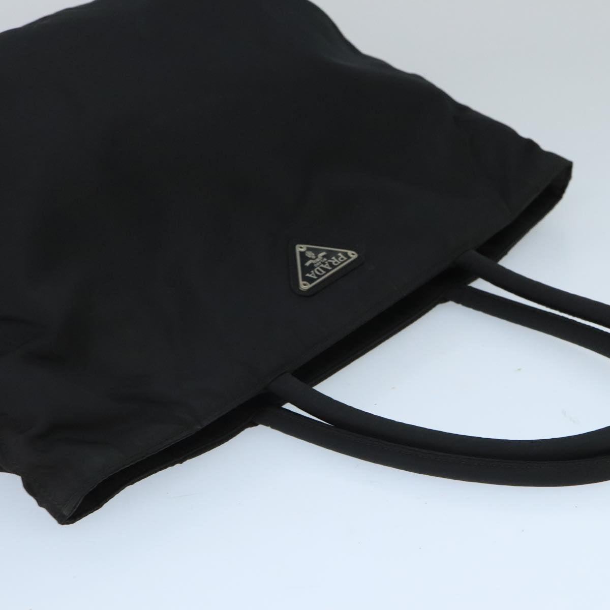 PRADA Hand Bag Nylon Black Auth bs20003