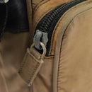 PRADA Shoulder Bag Nylon Beige Auth bs20005-21