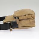PRADA Shoulder Bag Nylon Beige Auth bs20005-3